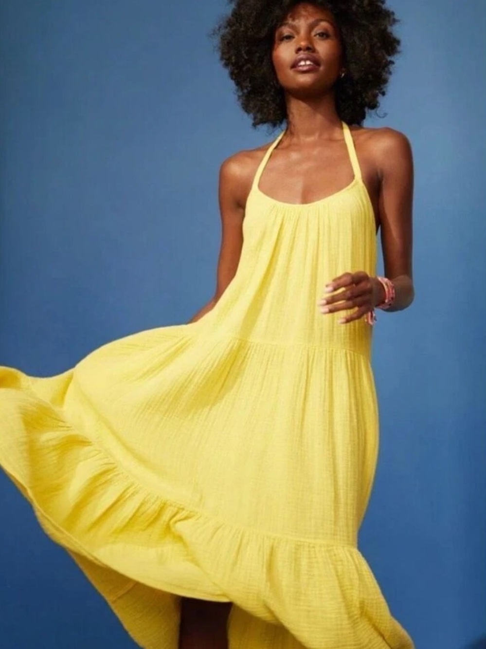 NEW Xirena x Tuckernuck Reagan Midi dress. Yellow. S. NWT